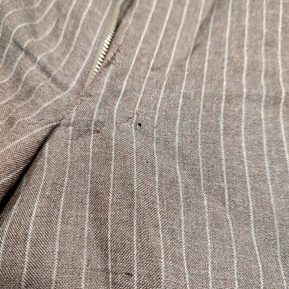 3-piece Brown Pinstripe suit - Picture 5 of 11